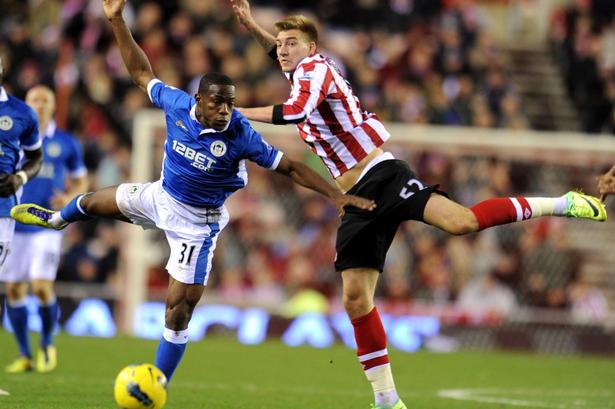 Sunderland 2011-2012. Bendtner formåede aldrig at bide sig fast i Arsenal og tog på lejeophold i det nordøstlige England. 8 mål i 30 kampe. 