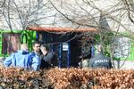 Fødsel. Politiet arbejder på stedet efter fund af spædbarn i Bagsværd. 