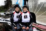 PODIEPLADS. På Mallorca slutter de kommende OL-sejlere Jena Mai Hansen (th.) og Katja Salskov-Iversen (tv.) påskestævnet som nummer 1 eller 2. 