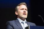 Lederen. Liberal Alliances leder, 48-årige Anders Samuelsen, har netop holdt tale ved partiets landsmøde i Aalborg Kongrescenter. 