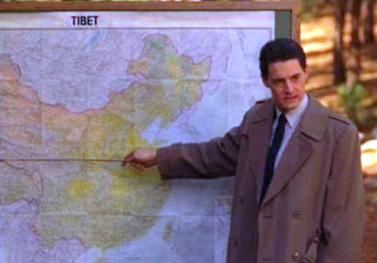 Tibet. Scenen er fra sæson 1, afsnit 3 med titlen 'Zen, or the Skill to Catch a Killer'. Foto fra serien 