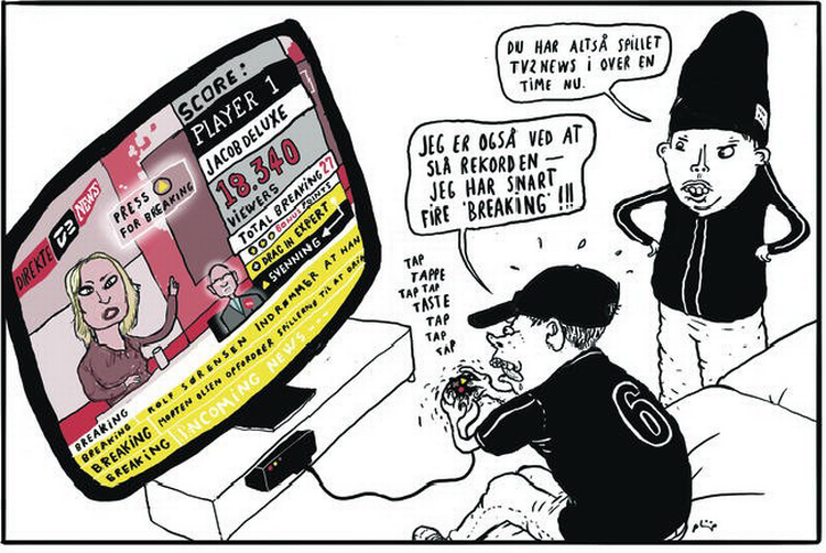 Tegning. Philip Ytournel 