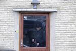Aktion. Politiet ses her i dagens aktion. 