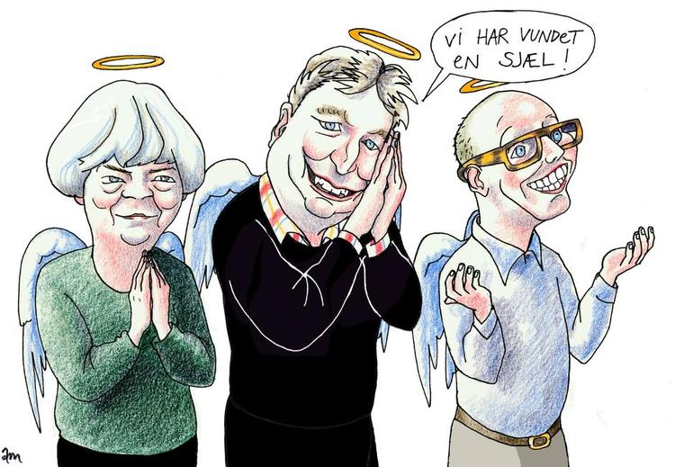 Tegning. Anne-Marie Steen Petersen. 