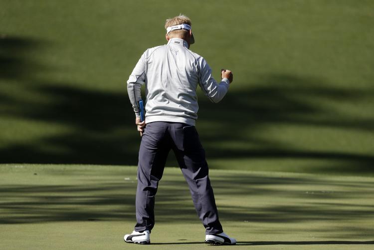 REKORD. I sin syvende runde på Augusta kom Søren Kjeldsen for første gang under 70 slag. 