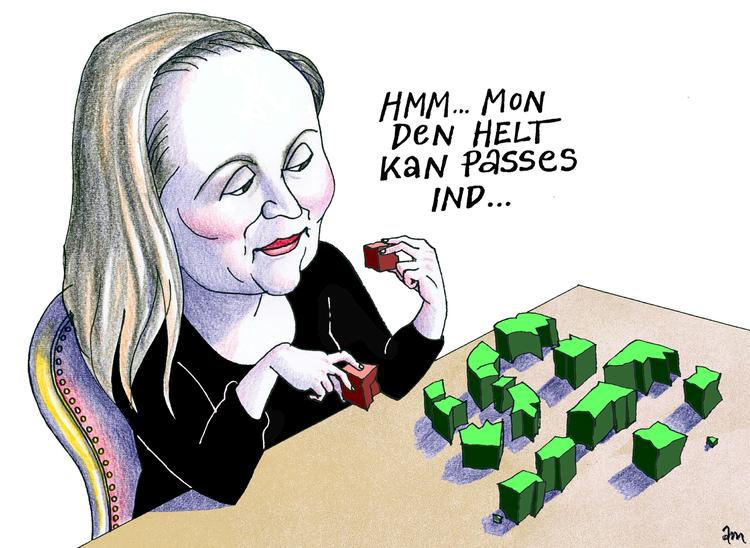 Tegning. Anne-Marie Steen Petersen 