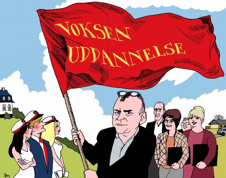 Tegning. Anne-Marie Steen Petersen 