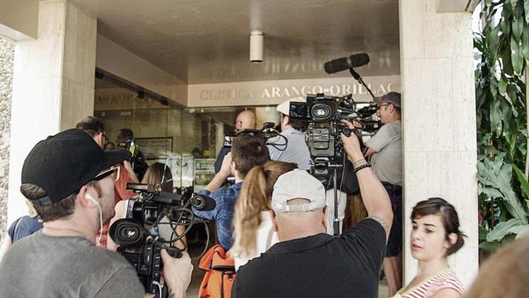 #PanamaPapers. Det svenske program ' Uppdrag Granskning' har ligesom andre journalister fra hele verden været i Panama for at dække bankskandalen. 