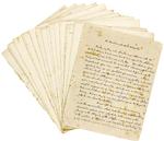 kladde. En håndskrevet kladde på 34 sider af Arthur Conan Doylesk kan i dag købes på auktion hos Bonhams i New York City. 