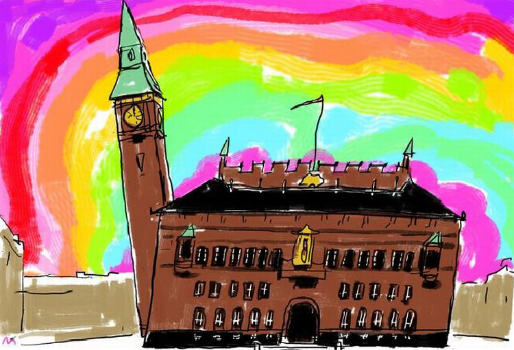 Tegning. Mette Dreyer 