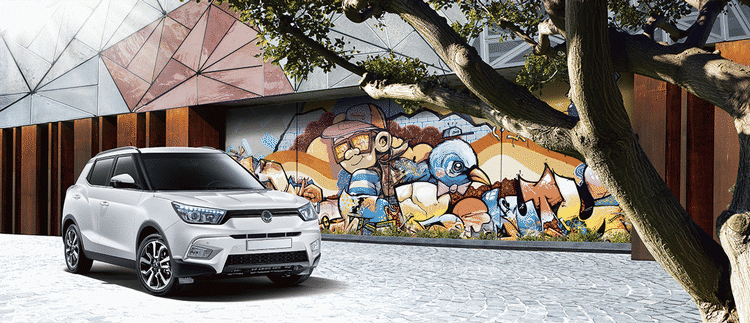 TIVOLI skal denne koreanske bil alligevel ikke hedde. Bilmærket vil ikke slås med Tivoli om navnet. (Foto: SsangYong) 