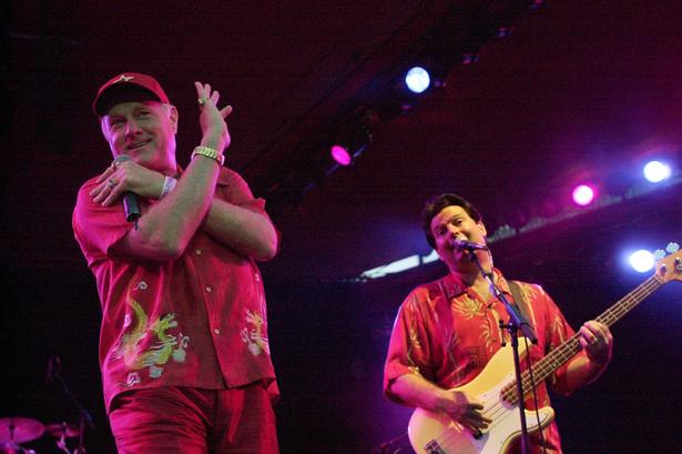 Legendariske Beach Boys var ligeledes forbi Fredagsrock i 2001. 