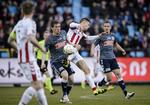 0-2. AaB blev trykket tilbage af et aggressivt AGF-hold, der fortjent slog favoritterne. 