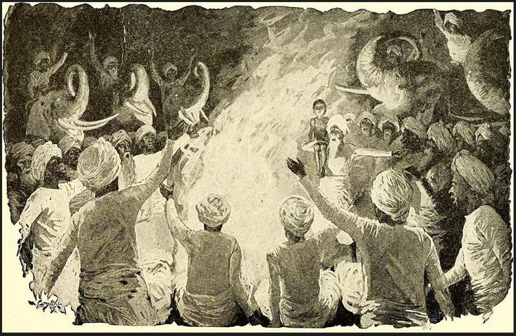 VISION. 'Junglebogen' er udkommet i adskillige variationer, her i en udgave med billeder til fra 1894. Illustration: Internet Archive Book Images 