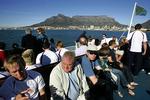 STORMKLAGE. Rejsebureauer har fået klager, når sejlturen fra Cape Town til fængselsøen Robben Island, hvor Nelson Mandela sad indespærret, blev aflyst på grund af stormvejr. Det har fået flere bureauer til at aflyse besøg på øen. 