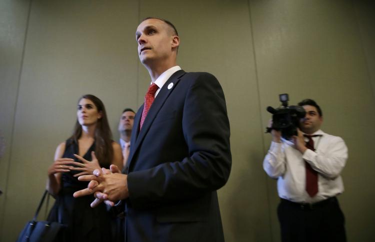 Kampagnechef. Corey Lewandowski har mistet meget af sin magt i Trump-kampagnen, men nu slipper han i det mindste for en retssag. 
