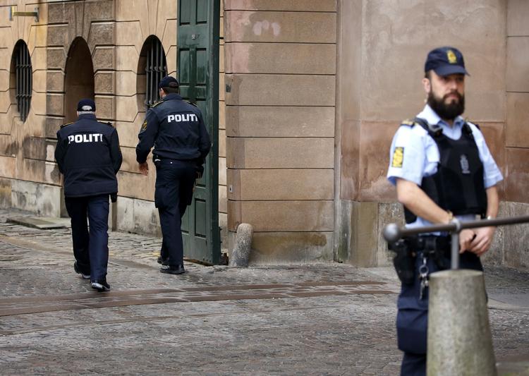 SIKKERHED. Bevogtningen af byretten er skærpet betragteligt under terrorsagen. 
