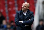 SURT. Brøndby-træner Auri Skarbaliusforsøger at finde en grimasse, der passer til 2-0-nederlaget. 