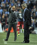 Hyret/fyret. Guardiolas ansættelse i Manchester City har yderligere det krydderi, at Pellegrinis City-mandskab og Guardiolas Bayern München kan mødes i Champions League-finalen. 