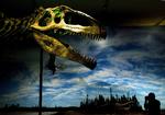 Dinosaurer. Gigantosaurus hørte til theropoderne, og selvom et meteornedslag gjorde det endeligt af med de kendte øgler, var de ved at uddø lang tid forinden. (Arkiv) 