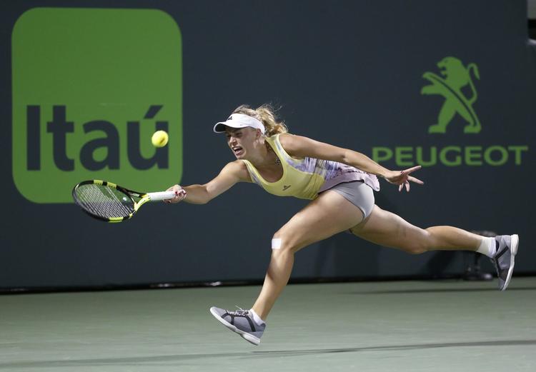 Ukampdygtig. Wozniacki har blot spillet 15 kampe i år - og kun 8 er vundet. 