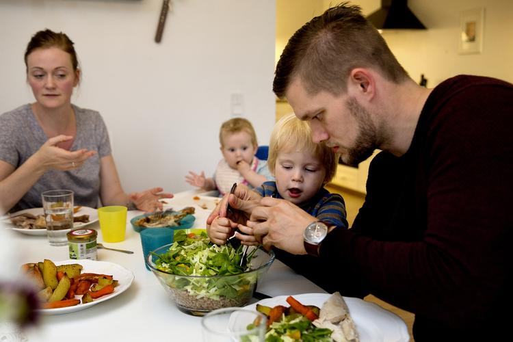 FORBRUG. Det er forbrugerne, der driver udviklingen inden for økologiske fødevarer. Trine og Troels van Dijk og deres to små børn, Thyra og Valdemar, har for to år siden omlagt det meste af deres indkøb til økologi. 