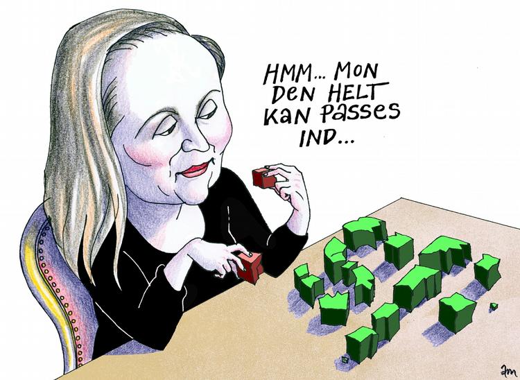 Tegning. Anne-Marie Steen Petersen 