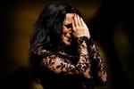 diva Angela Gheorghiu fotograferet under en ariekoncert i Tivolis Koncertsal. 