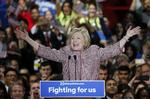 Triumf. Det er et stykke tid siden, at Hillary Clinton senest kunne holde en sejrstale. I nat talte hun så om sin forventede sejr i hele valget. 