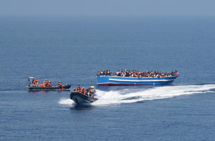 DRUKNET. FN's flygtningehøjkommissariat frygter, at op mod 500 mennesker har mistet livet, efter at en båd med flygtninge og migranter sidste uge kæntrede på vej fra Libyen til Italien. (Arkiv) 