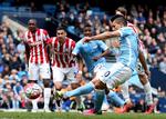 101. Med scoringen på straffe er Agüero oppe på 101 mål i Premier League. 