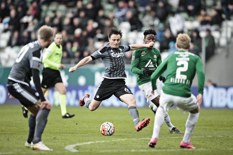 Uafgjort. William Kvist og FCK måtte slide hårdt for det ene point i Viborg. 