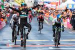FØRST. Wouter Poels fra team Sky havde flest kræfter, da det for alvor gjaldt det sidste stykke op til stregen. 