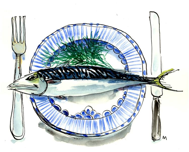 Tegning. Mette Dreyer 