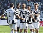 Mester. Juventus-spillerne kan juble over endnu en titel. 