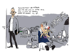 Tegning. Mette Dreyer 
