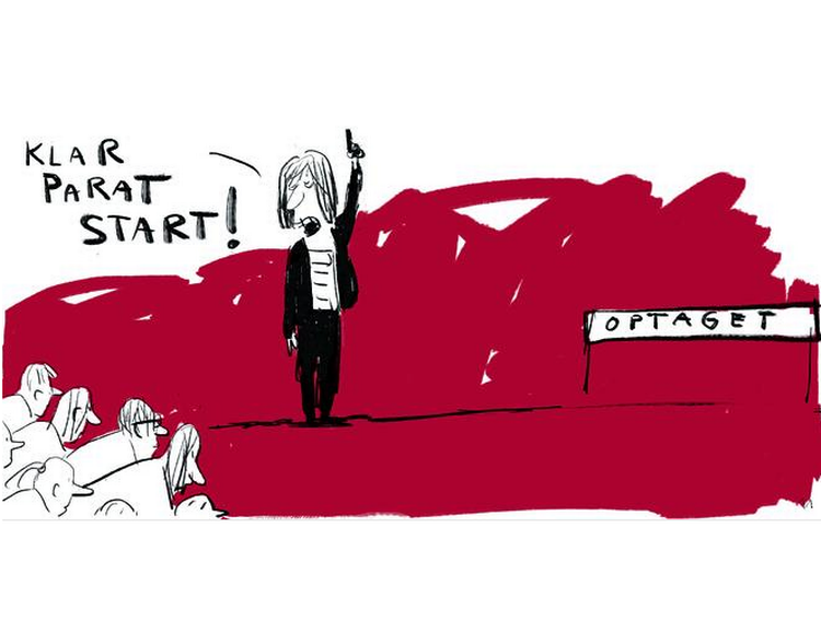 Tegning. Mette Dreyer 