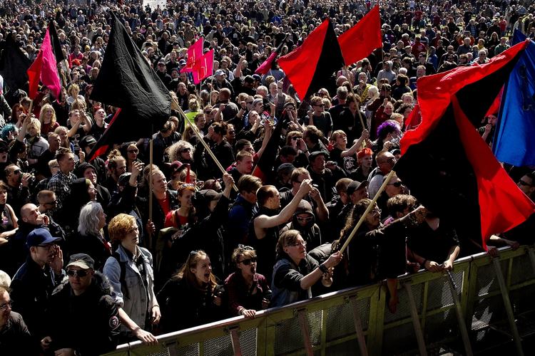 Afvist. LO har intet formelt samarbejde med Alternativet og derfor er de ikke velkomne i Fælledparken 1. maj. Arkivfoto. 