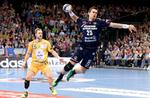 Topscorer. Rasmus Lauge var på pletten 8 gange for Flensburg i Polen. 