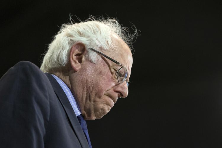 Valgkamp. Bernie Sanders under et valgmøde i West Virginia tirsdag. 