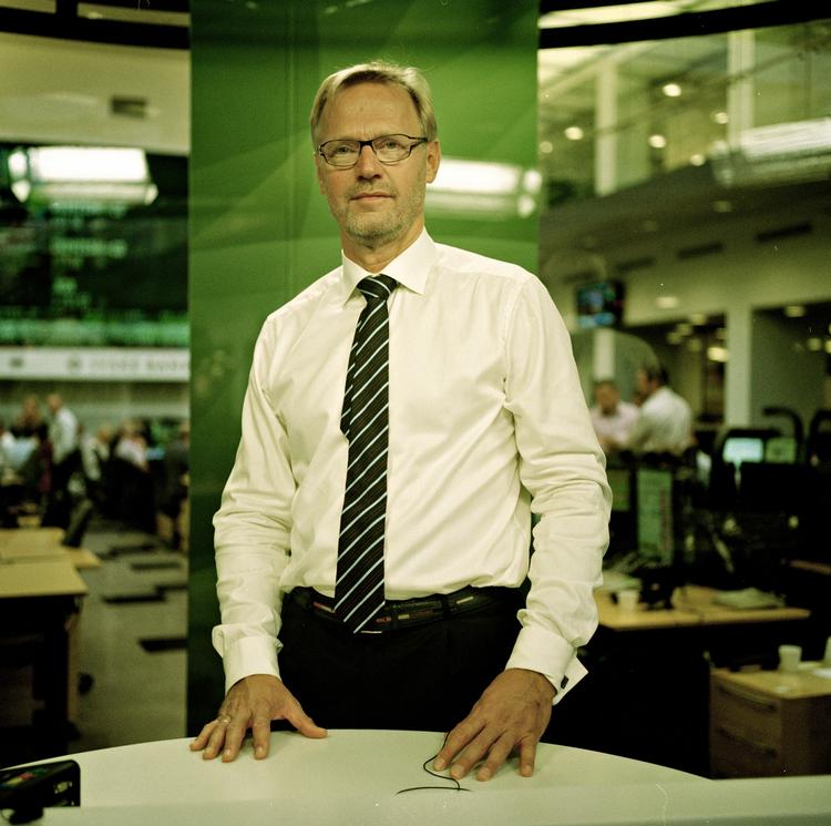 Overskud. Jyske Banks ordførende direktør, Anders Dam, er tilfreds med bankens seneste regnskab. 