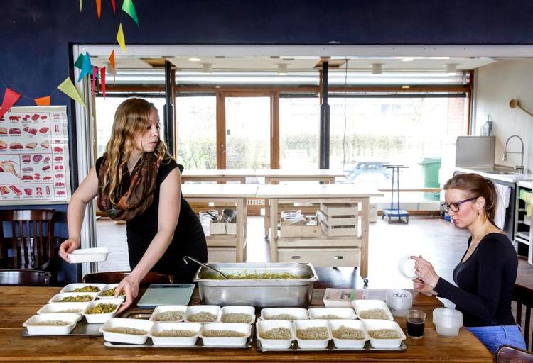 VIL SELV. Lise Andersen og Nadia Christensen startede firmaet Alles mad i december 2014. Siden har de udvidet med Faerdig, hvor de laver miljøvenlige fryseretter uden kød. 