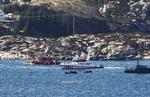 ulykke. En helikopter af Super Puma-typen ned i Norge med 13 mennesker om bord er styrtet ned i Norge. Indtil videre er 11 lig fundet, men man mener, at alle 13 er omkommet. 