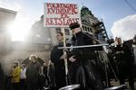 Danmark. Under navnet 'Aldrig din skyld: Retfærdighed for voldtægtsofre' var der torsdag demonstrationer flere steder i landet. Her er det i København. 