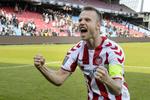 AaB-Brøndby: AaBs Rasmus Würtz jubler. 