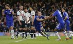 2-2. Efter denne reducering af Gary Cahill fik Eden Hazard udlignet til 2-2. 