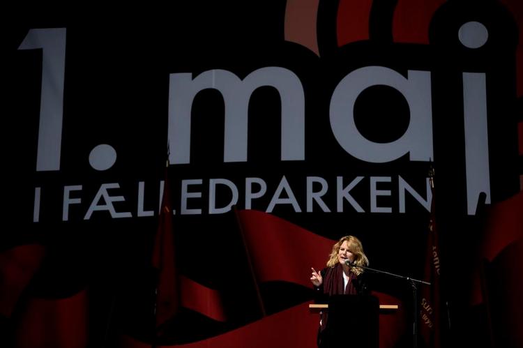 taler. DR 2 zoomede i kanalens 1. maj-dækning ind på frontfigurerne fra Enhedslisten, SF og Socialdemokratiet. 