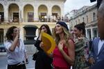 Mode. Gisele Bündchen var en blandt mange modeller, som var fløjet ind til modeshow tirsdag på Cuba. 