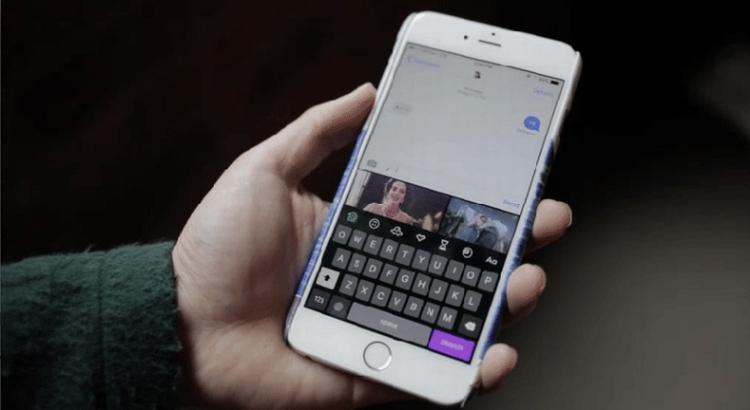 LEVENDE. Det nye tastatur fra Giphy kan sætte GIF'er direkte ind i beskeder fra tastaturet på din iPhone eller iPad . 
