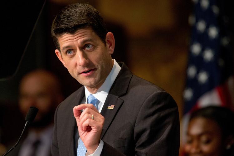 Frontfigur. Paul Ryan har tidligere været hård ved Trump. Nu er han det igen. 